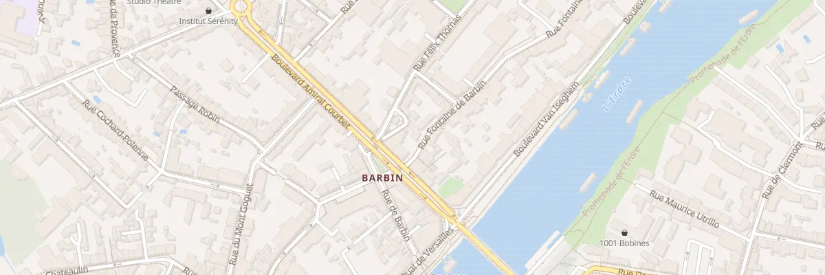 Plan du 3 Rue Fontaine de Barbin à Nantes