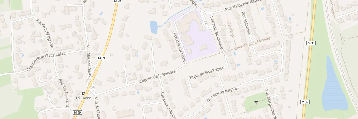 Plan du 9008 Che de la Nallière à La Chapelle-sur-Erdre