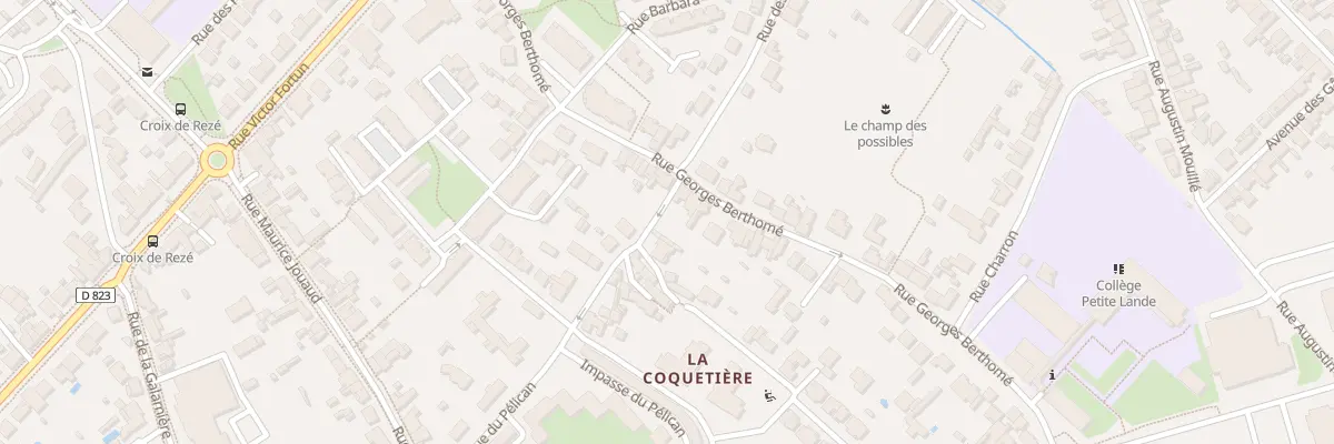 Plan du 48 Rue Georges Berthomé à Rezé