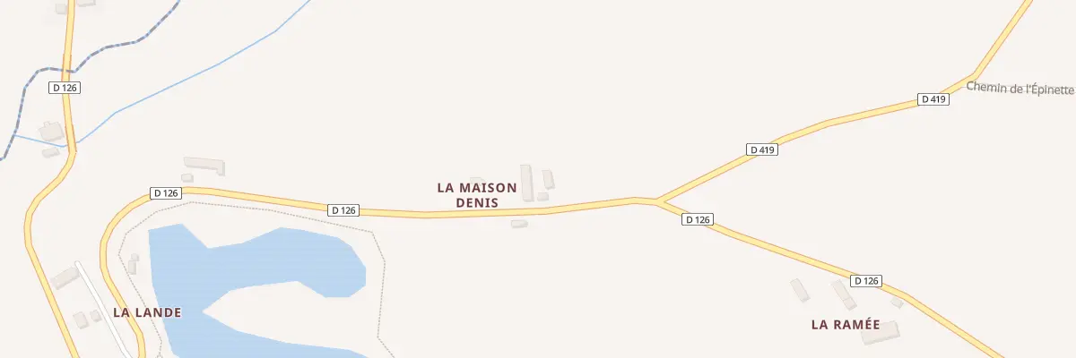 Plan du 2 La Ramée à Magneville