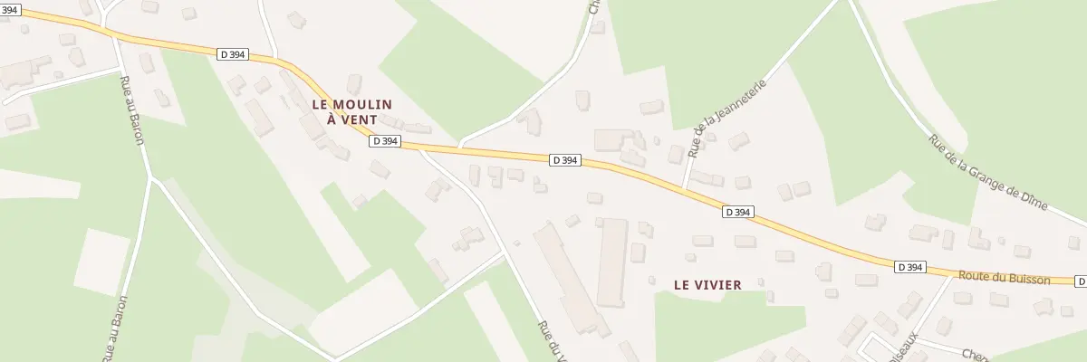 Plan du 160 Rue du Moulin à Vent à Créances
