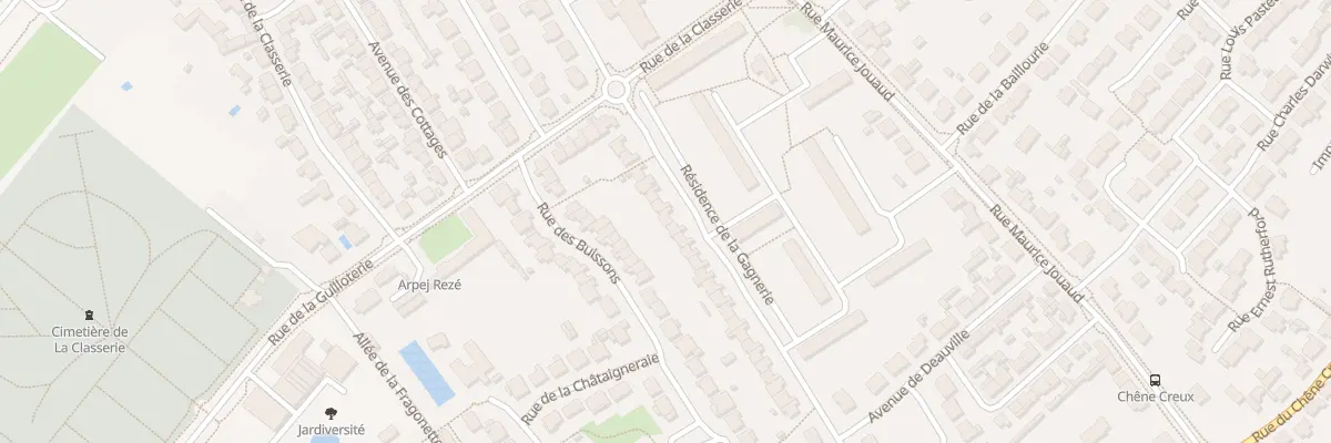 Plan du 84 Rue de la Galarnière à Rezé