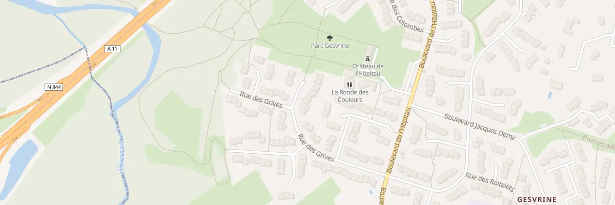 Plan du 40 Rue des Grives à La Chapelle-sur-Erdre