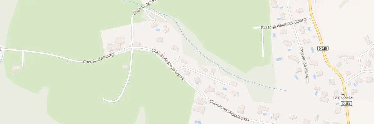 Plan du 1 Che les Bois de Mestelaenea à Arbonne