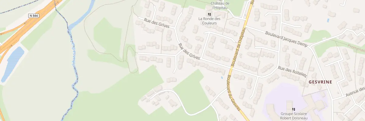 Plan du 99 Rue des Grives à La Chapelle-sur-Erdre
