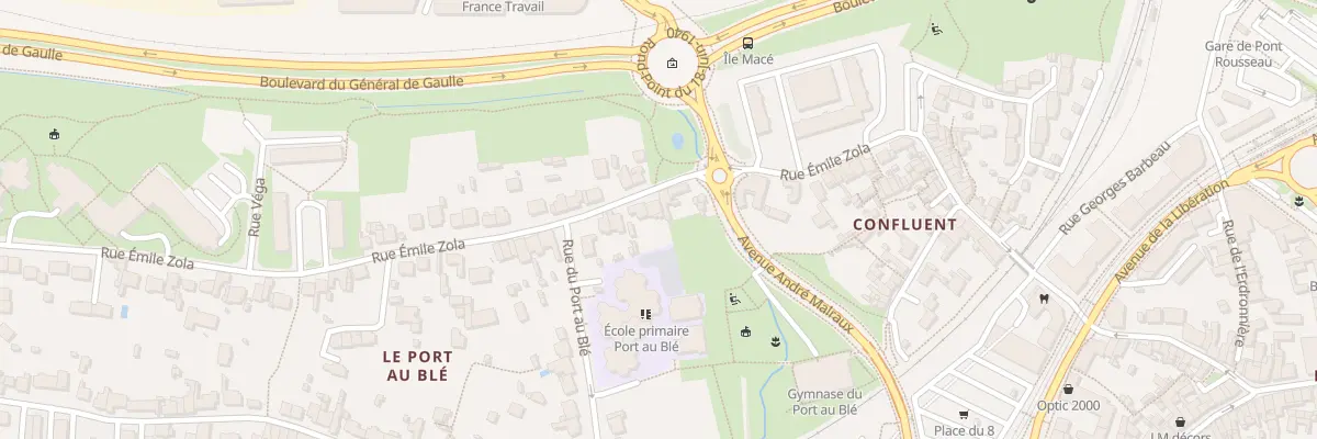 Plan du 23T Rue Emile Zola à Rezé