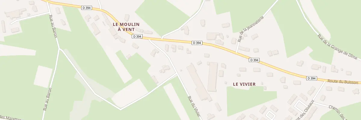 Plan du 144 Rue du Moulin à Vent à Créances