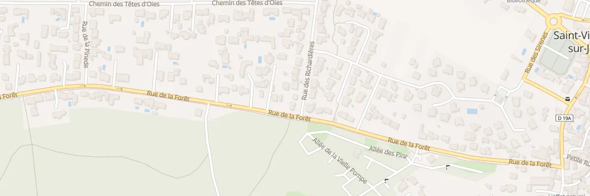 Plan du 3 Rue des richardières à Saint-Vincent-sur-Jard