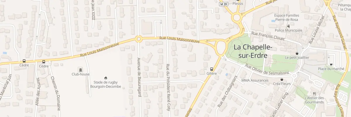 Plan du 29 Rue du President Coty à La Chapelle-sur-Erdre