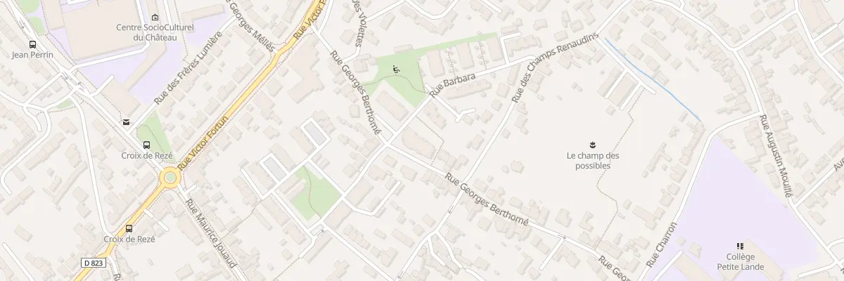 Plan du 23 Rue Barbara à Rezé