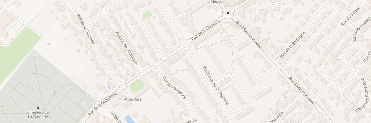Plan du 72 Rue de la Galarnière à Rezé