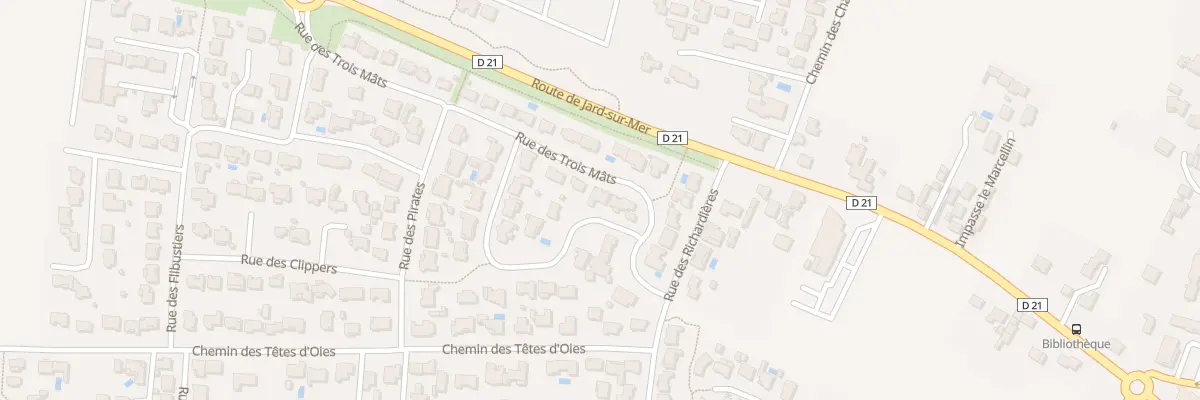 Plan du 10 Rue des trois mats à Saint-Vincent-sur-Jard