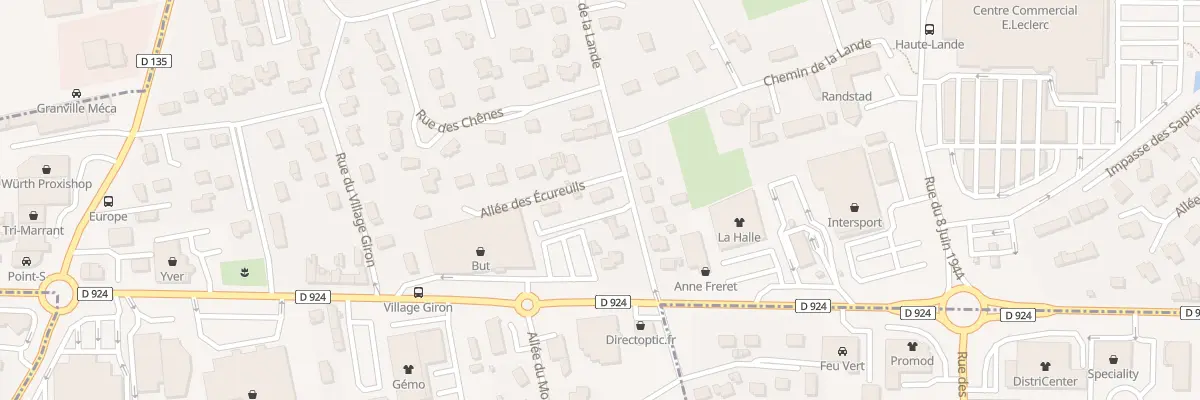 Plan du 8 All des Noisetiers à Yquelon
