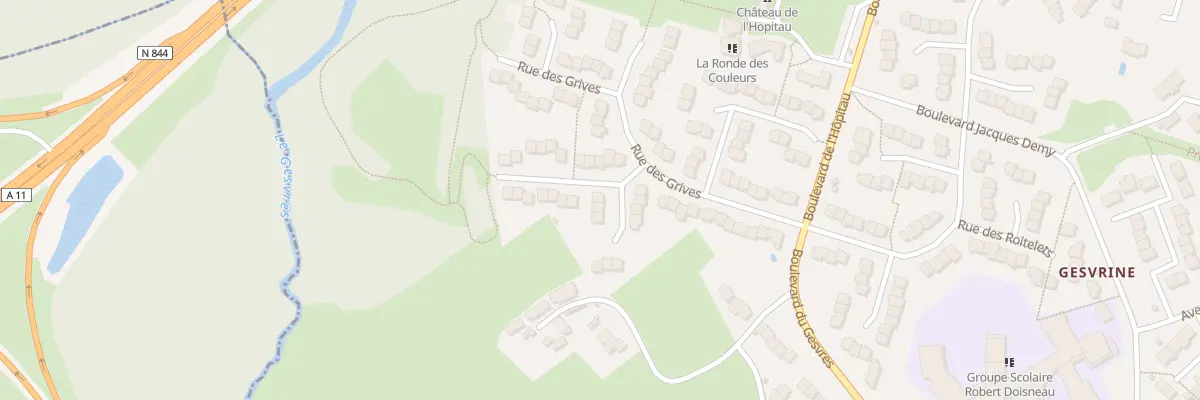 Plan du 91 Rue des Grives à La Chapelle-sur-Erdre