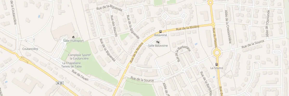 Plan du 24 Rue de la Rivière à La Chapelle-sur-Erdre