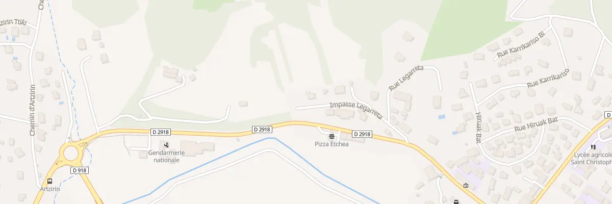 Plan du 160 Imp Legarreta à Saint-Pée-sur-Nivelle