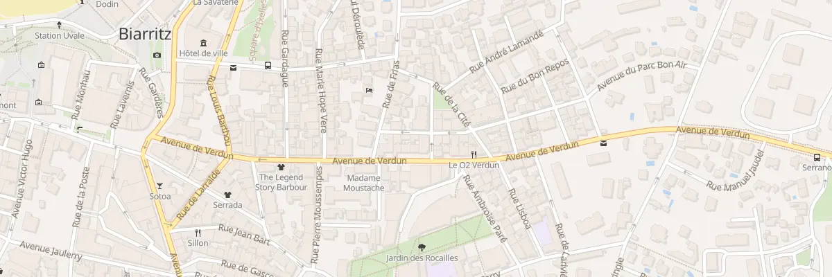 Plan du 4 Rue du Bon Air à Biarritz