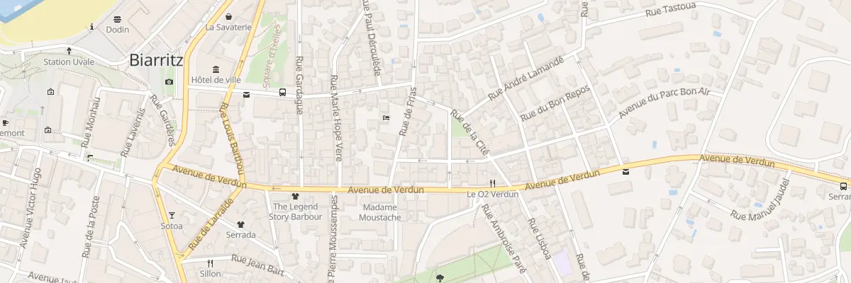 Plan du 3 Rue du Bon Air à Biarritz