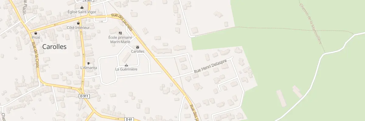 Plan du 3 Rue Henri Delaspre à Carolles