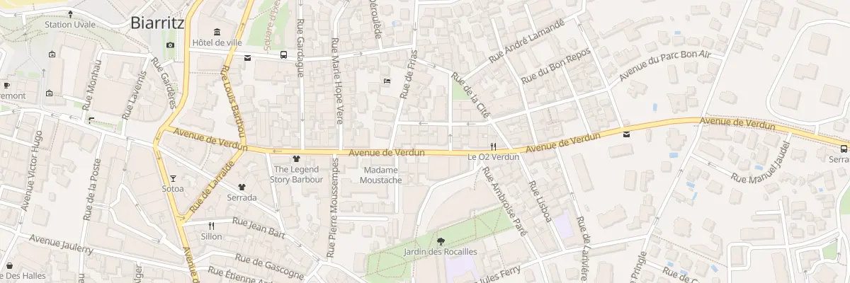 Plan du 35 Av de Verdun à Biarritz