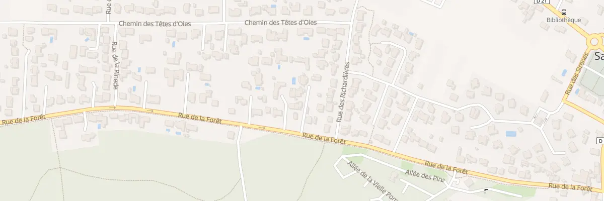 Plan du 46 Rue de la forêt à Saint-Vincent-sur-Jard