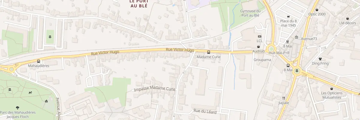 Plan du 23 Rue Victor Hugo à Rezé