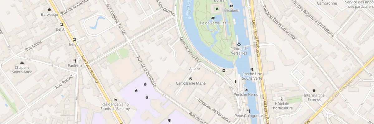 Plan du 32 Quai de Versailles à Nantes
