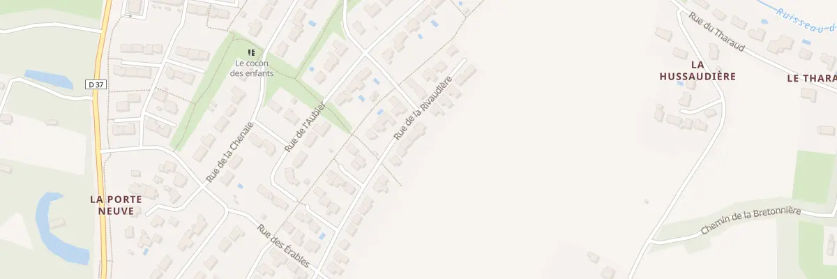 Plan du 13 Rue de la rivaudière à Casson
