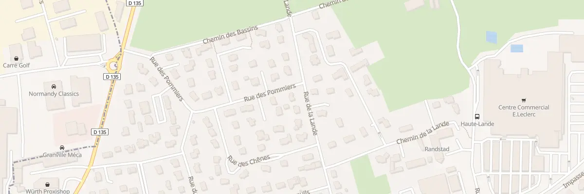 Plan du 492 Rue de la Lande à Yquelon