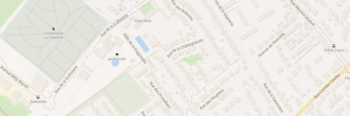 Plan du 9 Rue de la Chataigneraie à Rezé