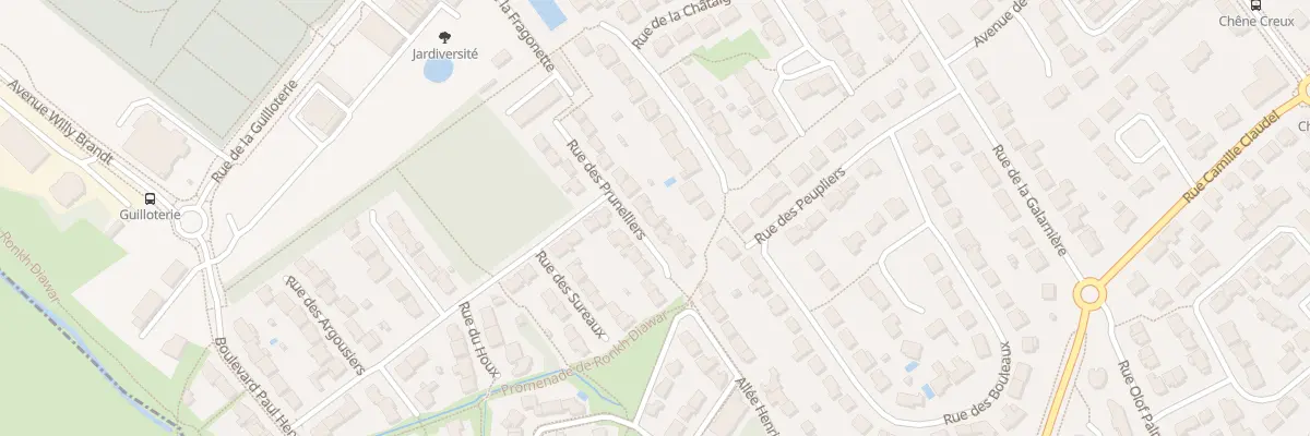 Plan du 8 Rue des Prunelliers à Rezé