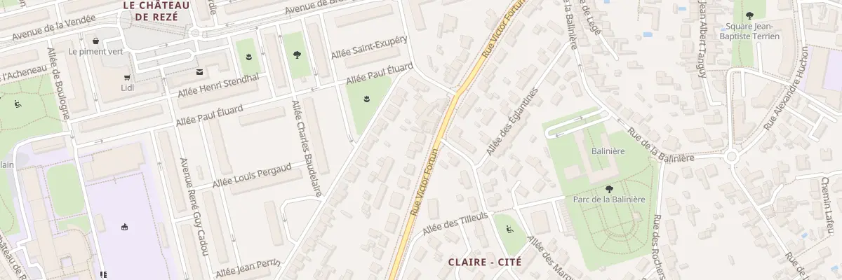 Plan du 18 Rue Victor Fortun à Rezé