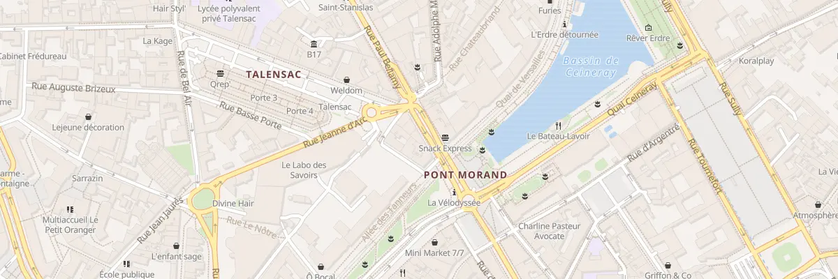 Plan du 3 Rue Paul Bellamy à Nantes