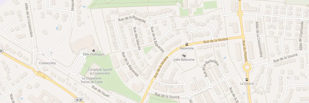Plan du 1 Rue de la Biguenée à La Chapelle-sur-Erdre