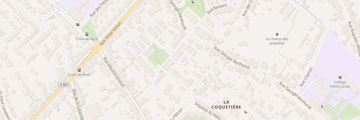 Plan du 11 Rue Fouin à Rezé