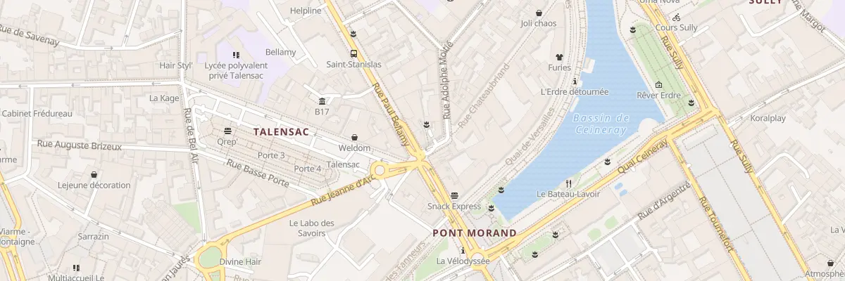 Plan du 12 Rue Paul Bellamy à Nantes