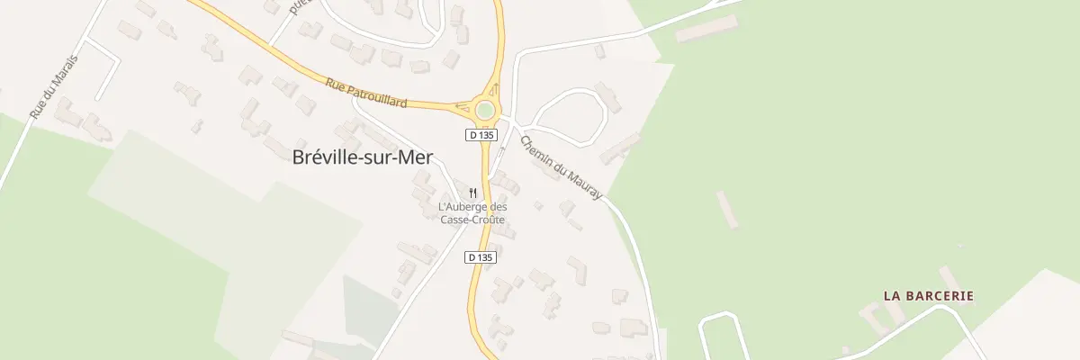 Plan du 5094 Le Vaux Fevrier à Bréville-sur-Mer