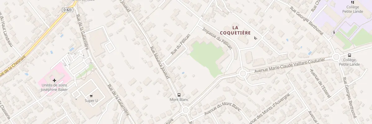 Plan du 59 Rue Maurice Jouaud à Rezé