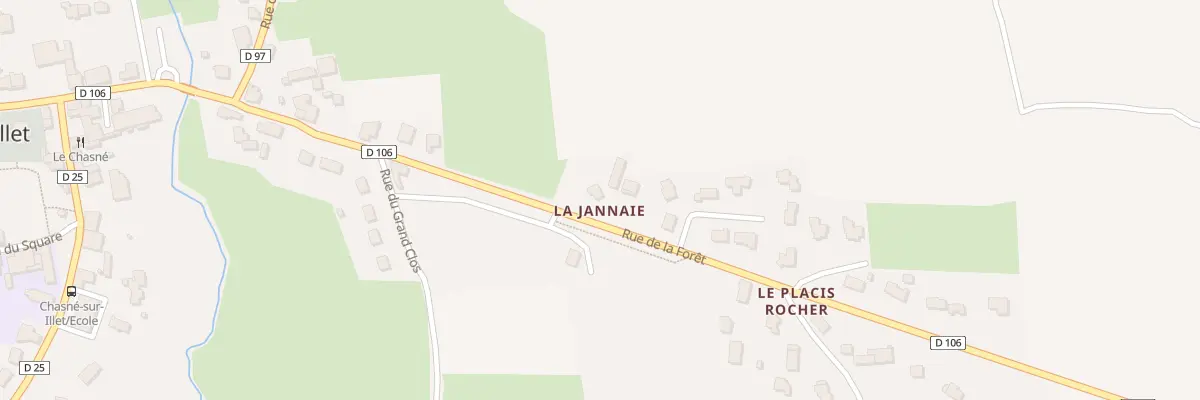 Plan du 23 Rue de la Forêt à Chasné-sur-Illet