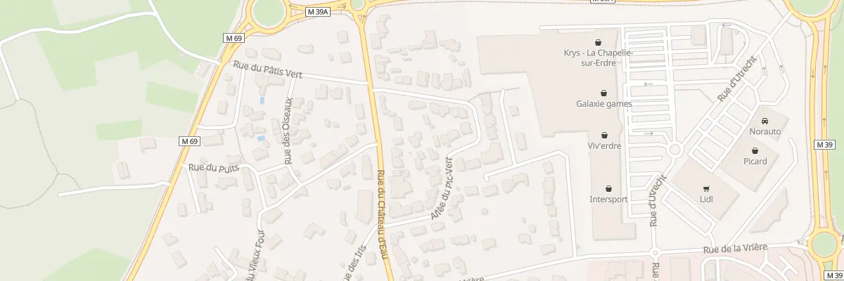 Plan du 25 Rue du Château d’Eau à La Chapelle-sur-Erdre