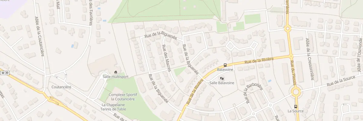 Plan du 3 Rue de la Biguenée à La Chapelle-sur-Erdre