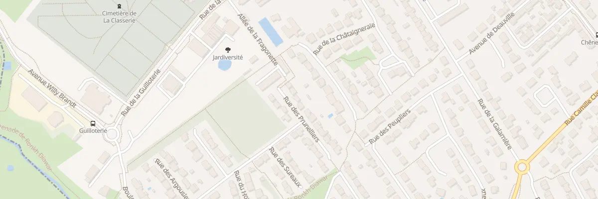 Plan du 18 Rue des Prunelliers à Rezé