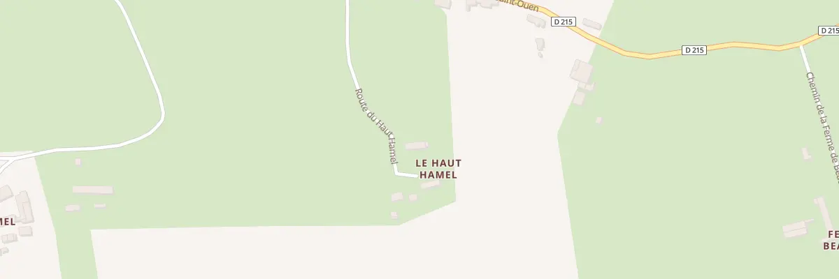 Plan du 5024 Le Haut Hamel à Catteville