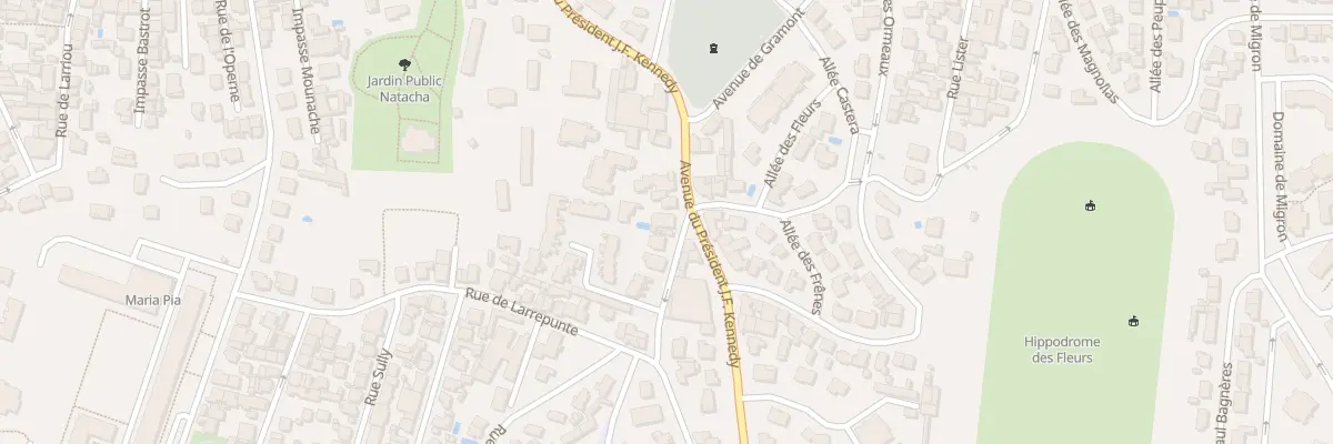 Plan du 2 Rue du Reptou à Biarritz