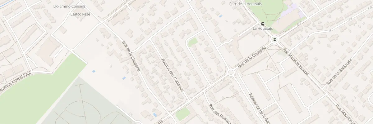 Plan du 14 Rue de la Feuillarderie à Rezé