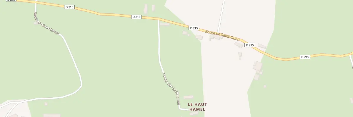 Plan du 5074 Le Haut Hamel à Catteville