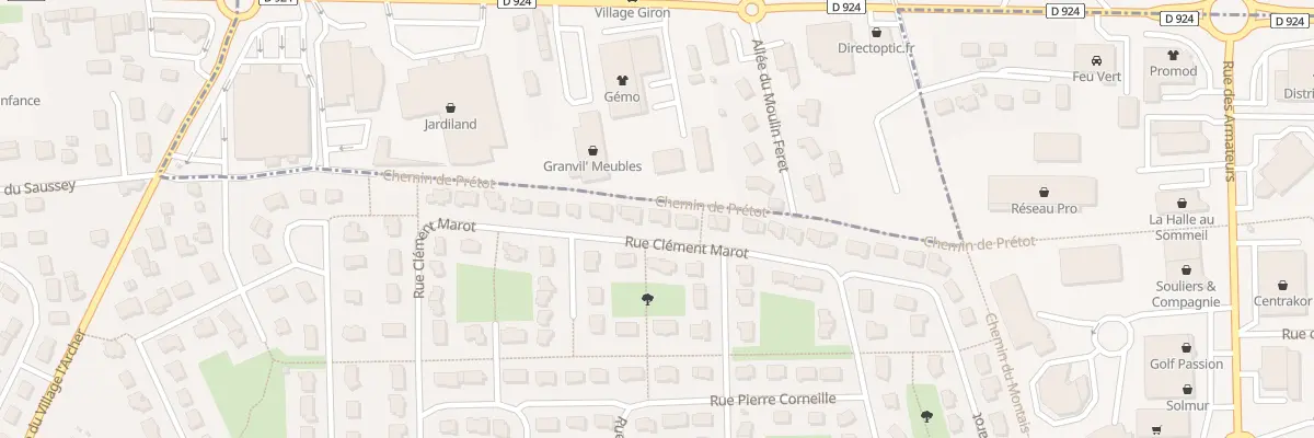 Plan du 369 Rue Clément Marot à Granville