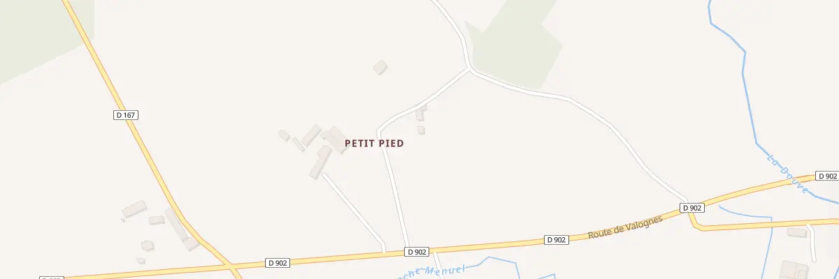 Plan du 390 Rte de Petit Pied à Négreville