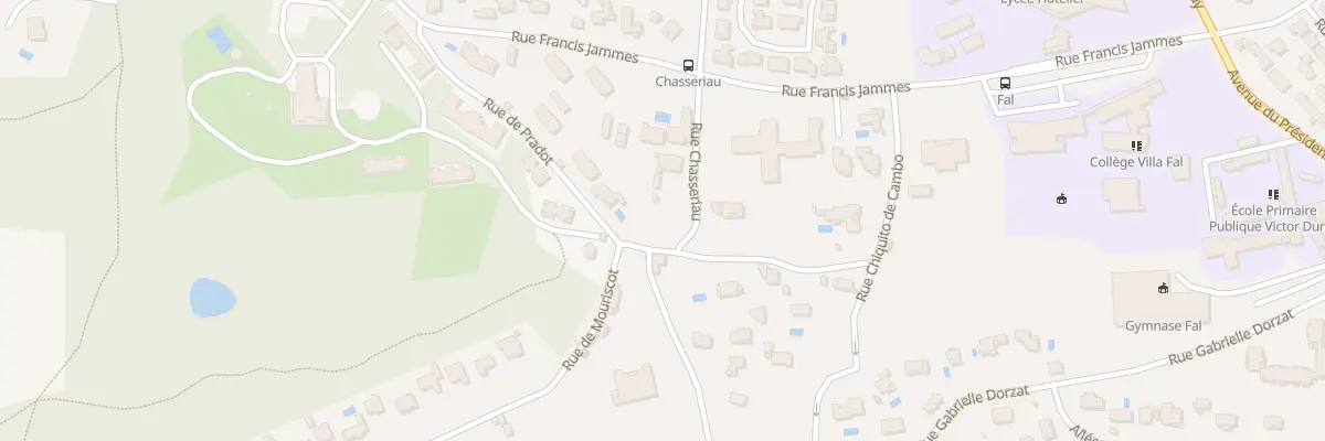 Plan du 18 Rue de Mouriscot à Biarritz