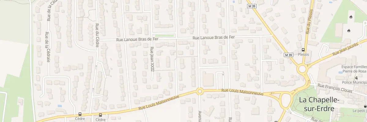Plan du 1 Rue Anselme Fleury à La Chapelle-sur-Erdre